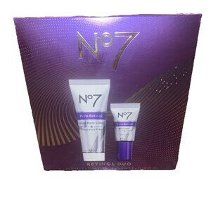 No7 Retinol Duo 2 Pc Set - Night Repair Cream & Pure Retinol Eye Cream, New